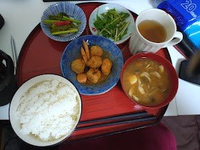 今日の朝飯