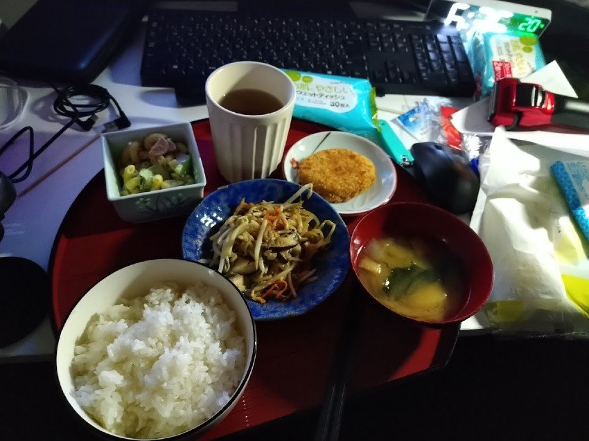 今日の朝飯