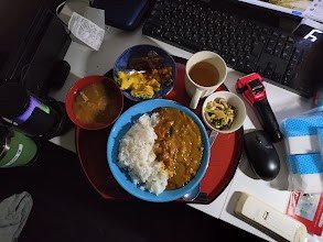 今日の朝飯