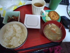 今日の朝飯