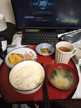 今日の朝飯