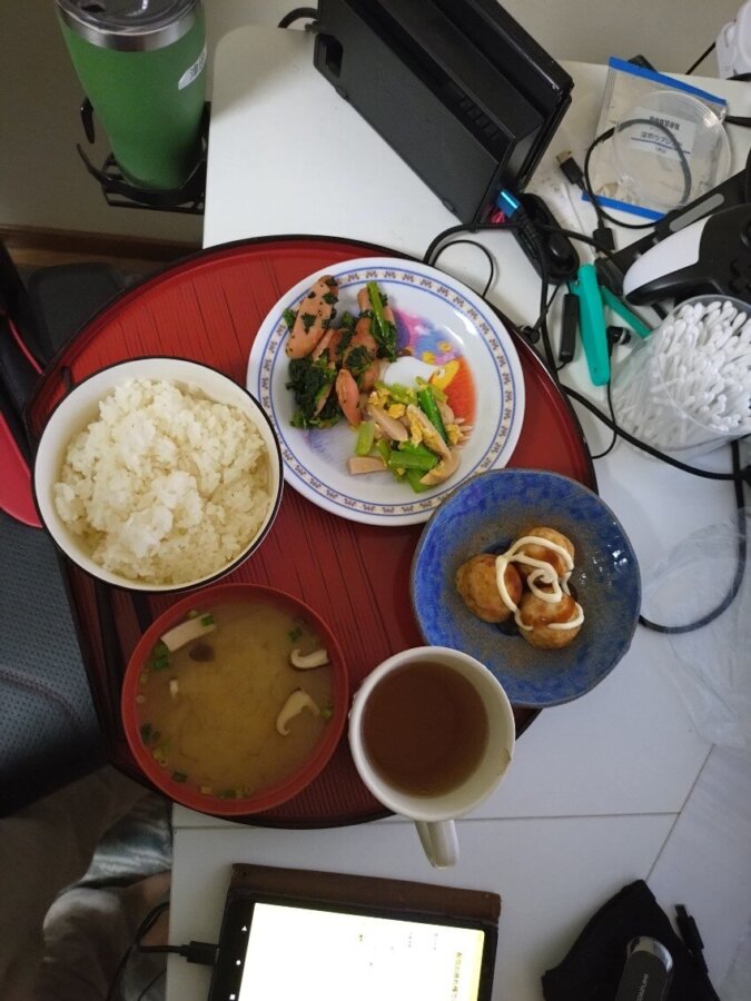 本日の朝飯