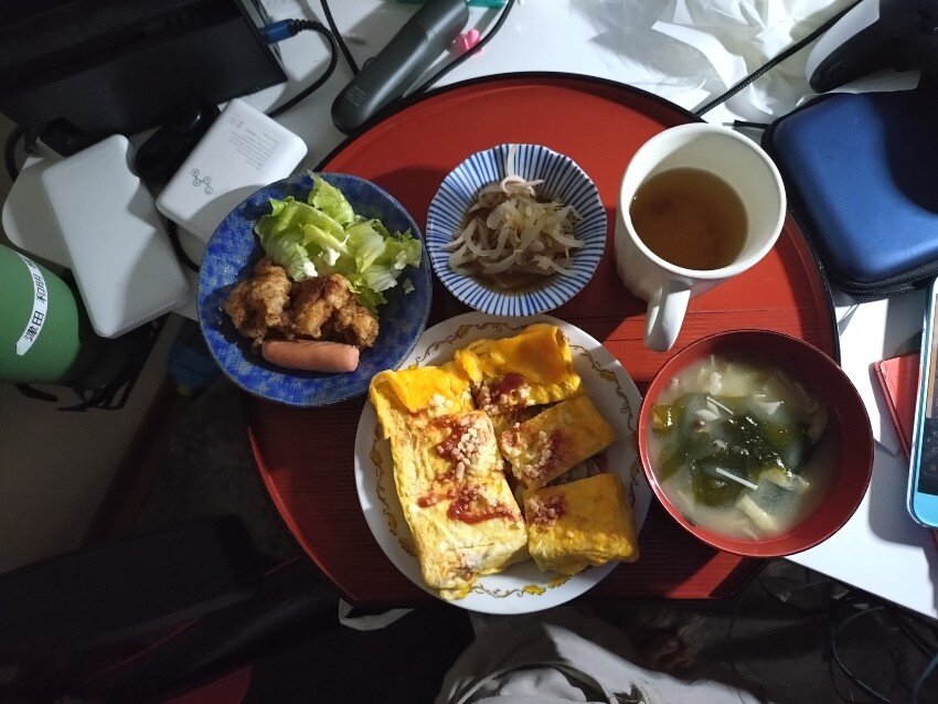 本日の朝飯