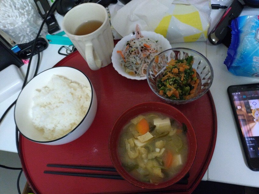 本日の朝飯